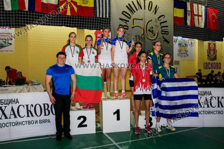 Таня Иванова сребърна, Александър Несторов е с бронз от турнира по бадминтон „Братя Касабян”