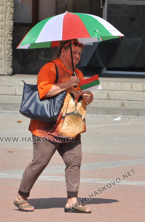 Стотици на площада за Съединението, раздават 1000 знамена