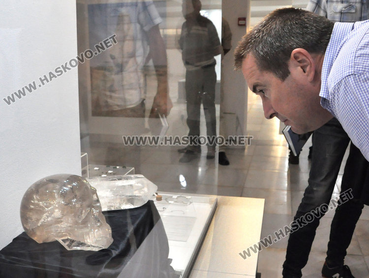 Кристалният череп в музея е от Бразилия и се показва за първи път в Европа