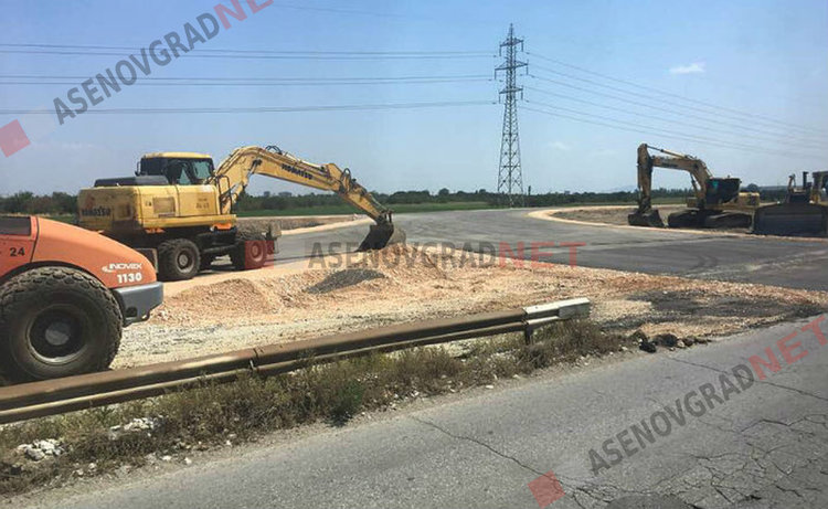 Временна организация на движението по пътя Пловдив – Асеновград 