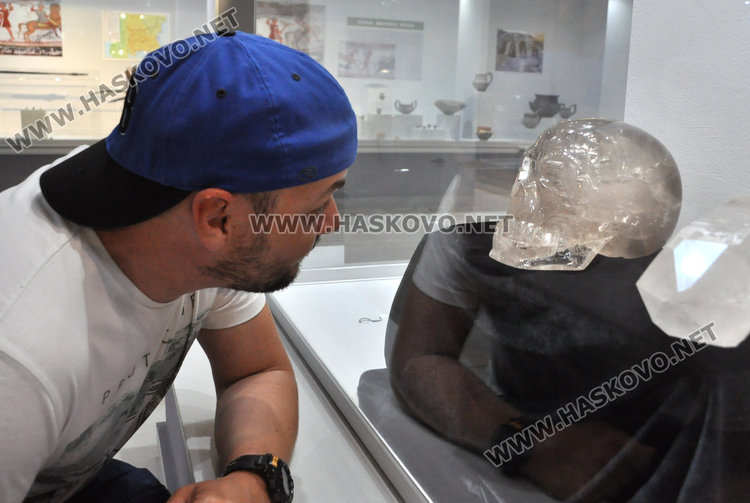 Кристалният череп в музея е от Бразилия и се показва за първи път в Европа