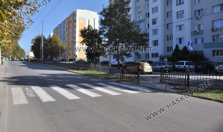 Премахнаха грешна пешеходна пътека в Хасково, „Екопрогрес“ я възстановява