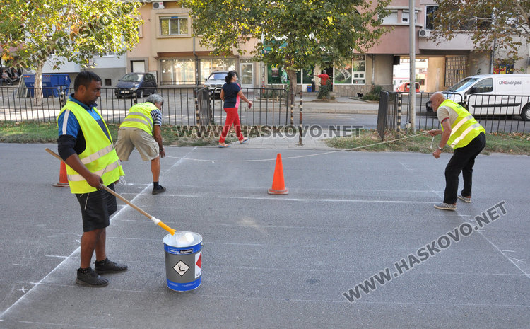 Премахнаха грешна пешеходна пътека в Хасково, „Екопрогрес“ я възстановява
