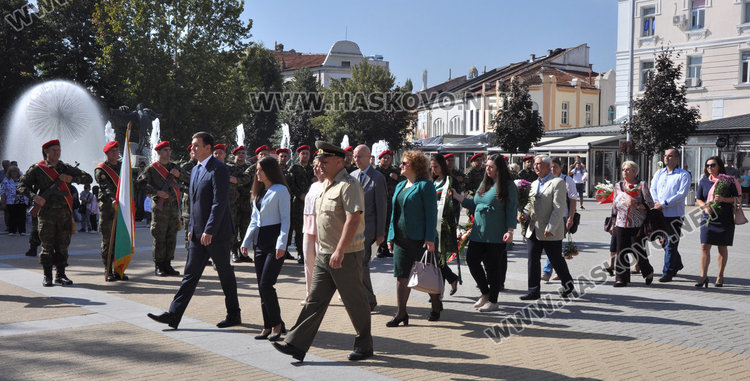 Хасковската общественост отбеляза 110 г. от Независимостта на България
