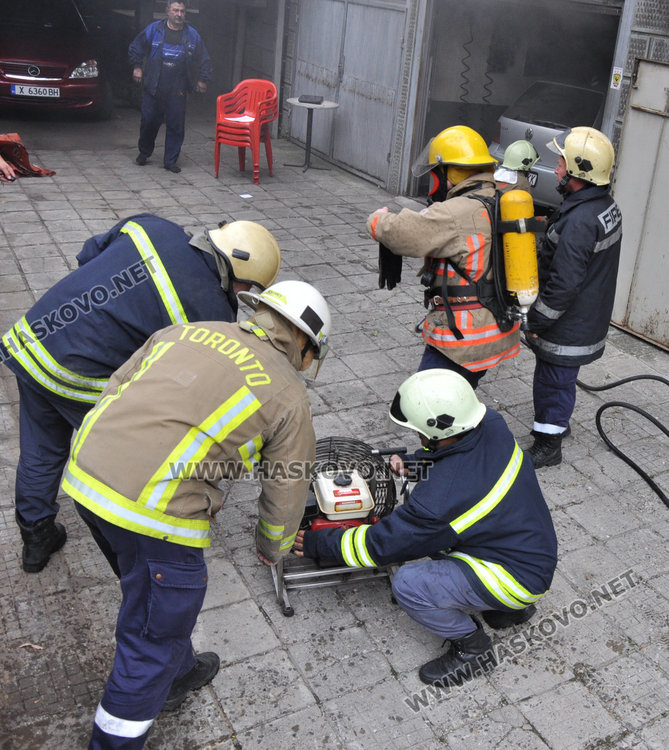 Пламна автосервиз до комплекс „Спартак“ в Хасково