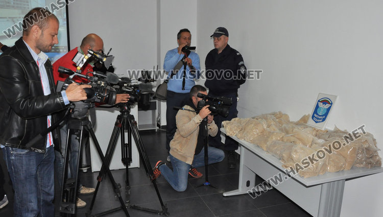 Част от задържания хероин