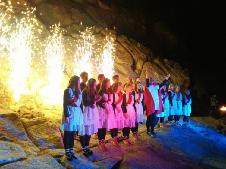 На Перперикон оживя древния винено-огнен обред