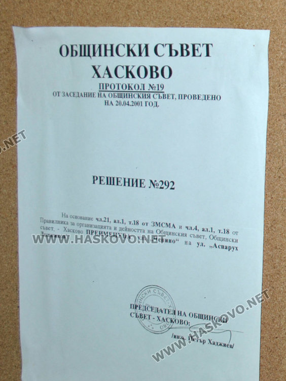 Улицата на името на Аспарух Лешников анонимна от 17 години