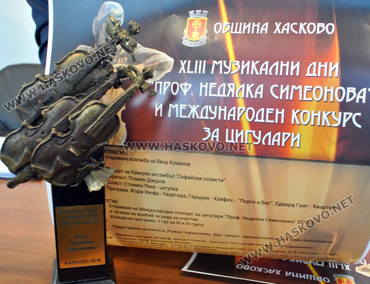 Цигулари от 6 държави в международния конкурс „Проф. Недялка Симеонова“