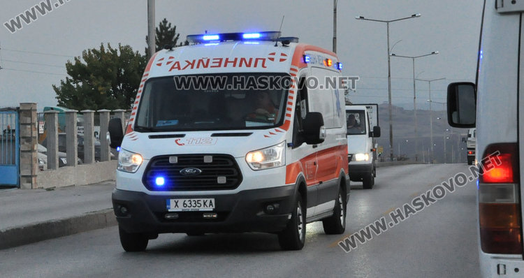 Три коли се нанизаха една в друга на изхода на Хасково към Кърджали