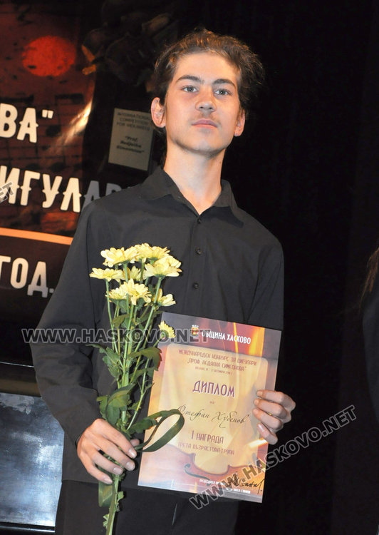 Александър Зайранов от Варна лауреат в конкурса за цигулари „Недялка Симеонова“