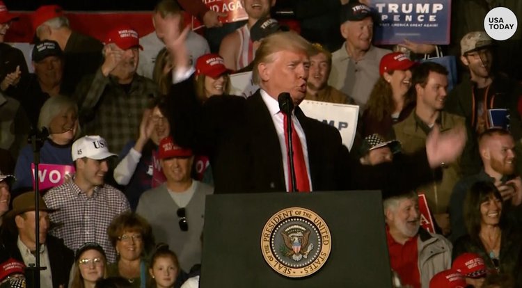 Тръмп показва как се прави