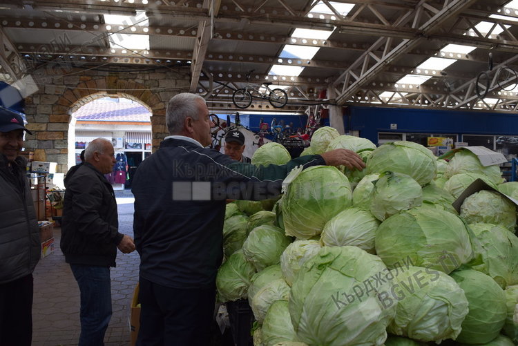 От 60 до 80 стотинки върви зелето на пазара в Кърджали