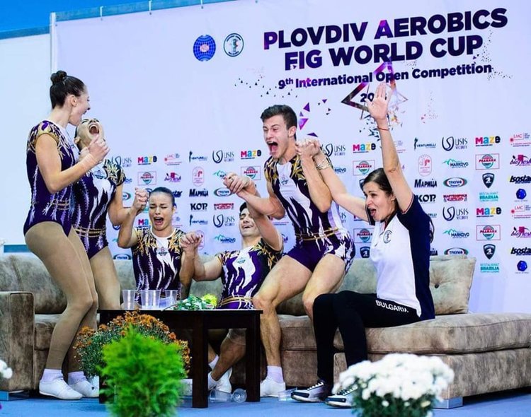 Злато и сребро за Баротев, Благоев с бронз от международен турнир по аеробика