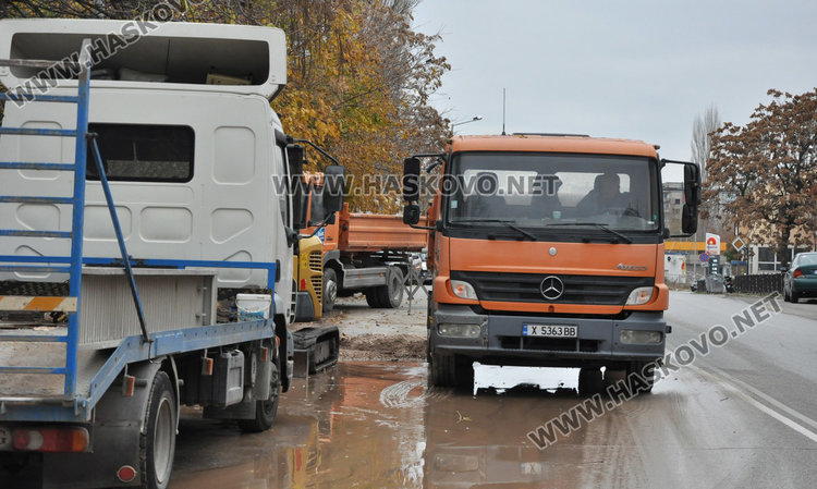 Част от Хасково без вода заради аварии