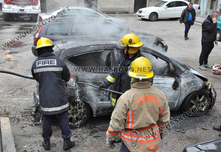 Изгоря Мерцедесът на хасковски бизнесмен