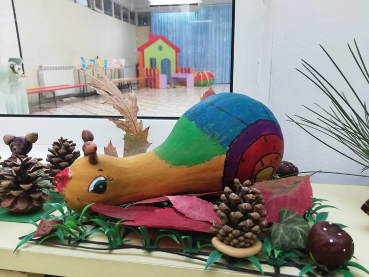 Децата от ДГ №4 с изложба на тема "Детето и природата" 