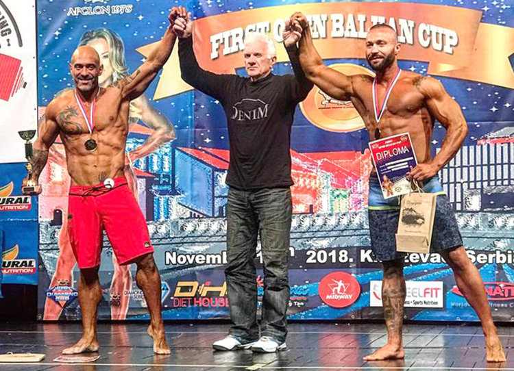 Антон Стефанов вицешампион на Балканско първенство по бодибилдинг в Сърбия
