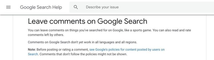 Google вгражда възможност за коментари и отзиви в търсачката