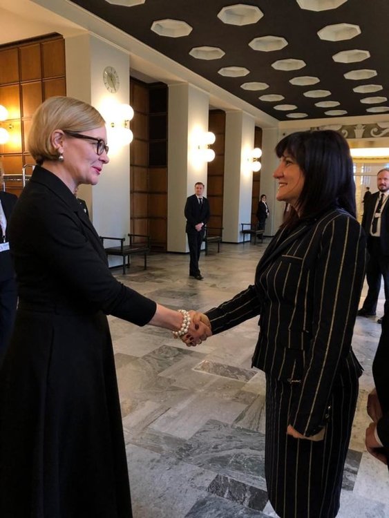 Цвета Караянчева на посещение в Република Финландия