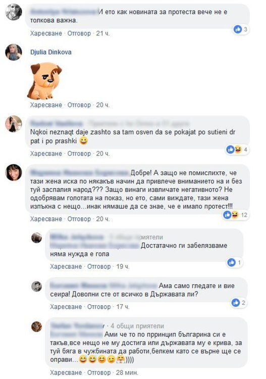 „Свободата води народа“ или скандално поведение на неделния протест в Димитровград