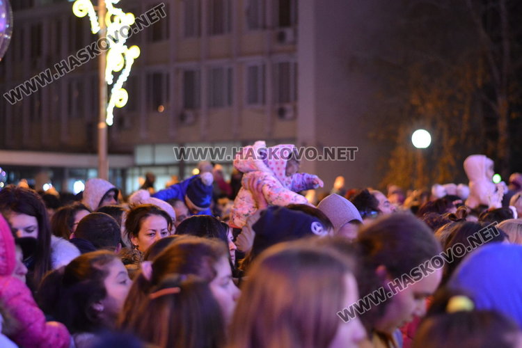 Дядо Коледа запали в Димитровград най-голямата жива елха в Европа