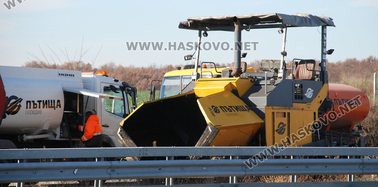Магистрала Марица пак пропадна, полагат още 25 см асфалт