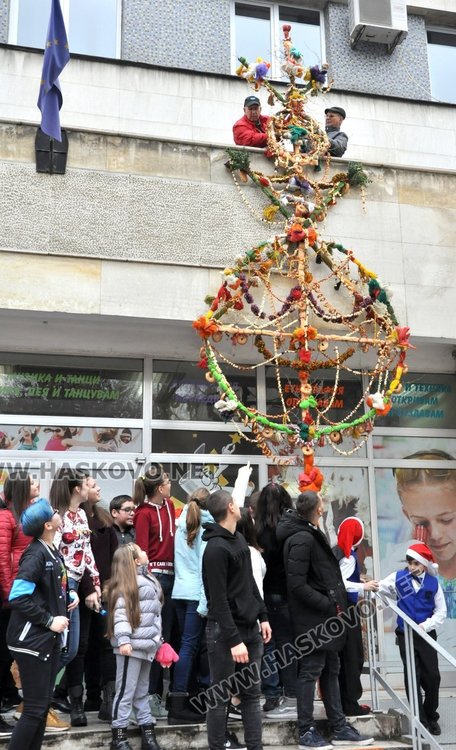 Най-голямата сурвачка в България краси Хасково