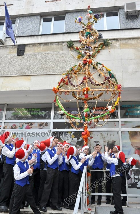 Най-голямата сурвачка в България краси Хасково