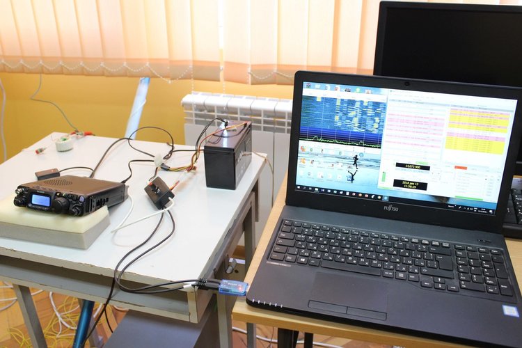 Софтуерът WSJT-X за радиовръзка чрез цифровия режим FT8.