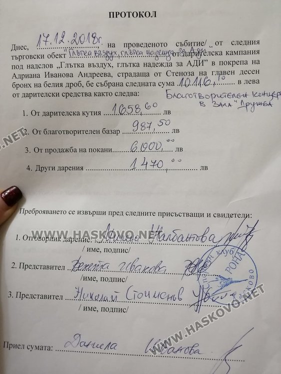 Добрите хора събраха за 12 дни сумата за операция на Ади