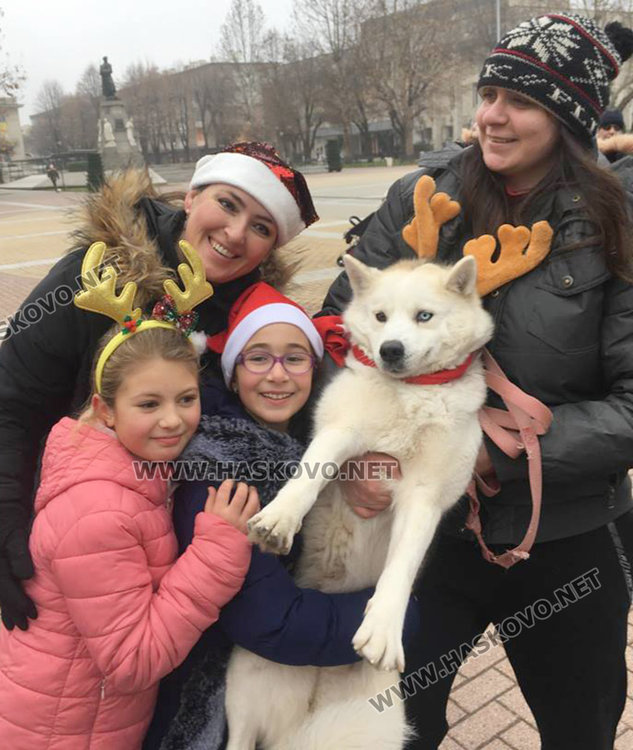 Десетки джуджета и Коледовци танцуваха в центъра на Хасково за Ади
