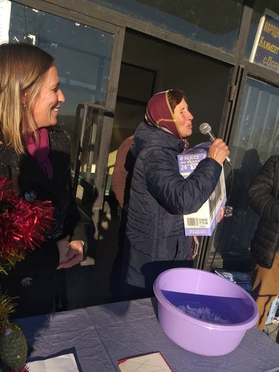 Мурадие Сали спечели плазмен телевизор от Новогодишната томбола в Боровица