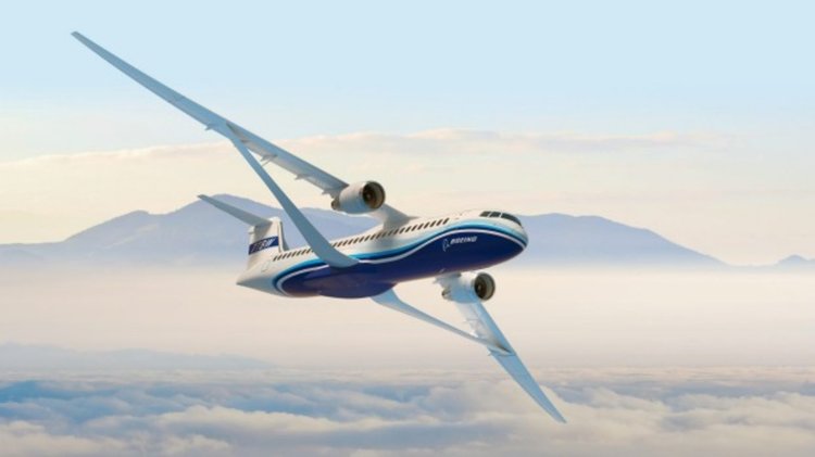 Трансзвуковото крило на Boeing може да лети със скорост до 965 км/ч, като същевременно значително намалява разхода на гориво. Сн.: BOEING