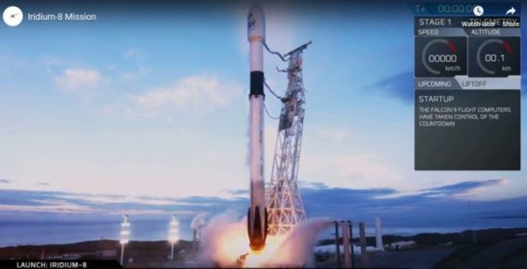 SpaceX стартира първата си мисия на годината и последната за клиента Iridium