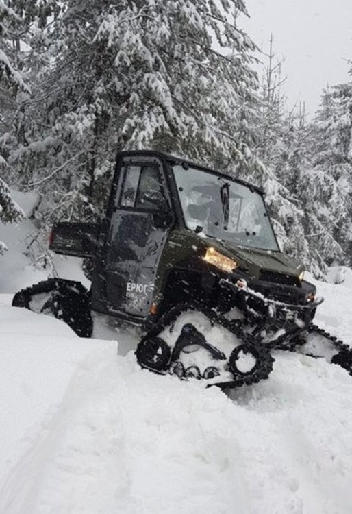 С нова високопроходима техника работят по възстановяване на електрозахранването за НАО &bdquo;Рожен&ldquo;