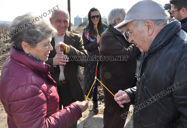 Цветанов и Добрев зарязаха лозята край Харманли, лозарите очакват добра реколта