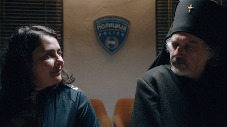 Кадър от филма "Господ съществува, името ѝ е Петруния" на живеещата в Брюксел македонска режисьорка Теона Стругар Митовска