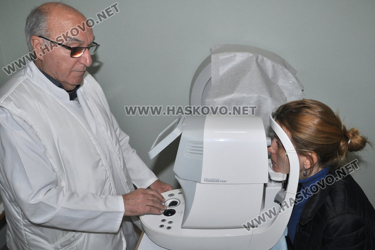 Безплатни очни прегледи за глаукома в хасковската болница 