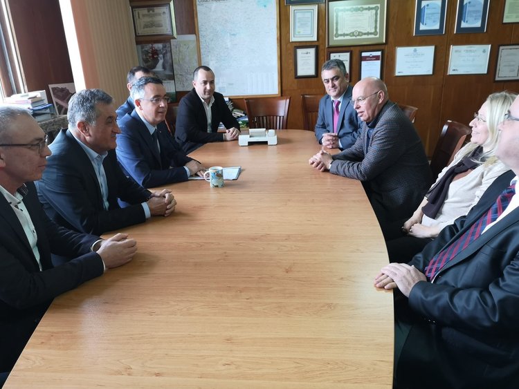 Делегация от община Сюлейманпаша,Тегирдаг посети новостроящата се джамия в Кърджали