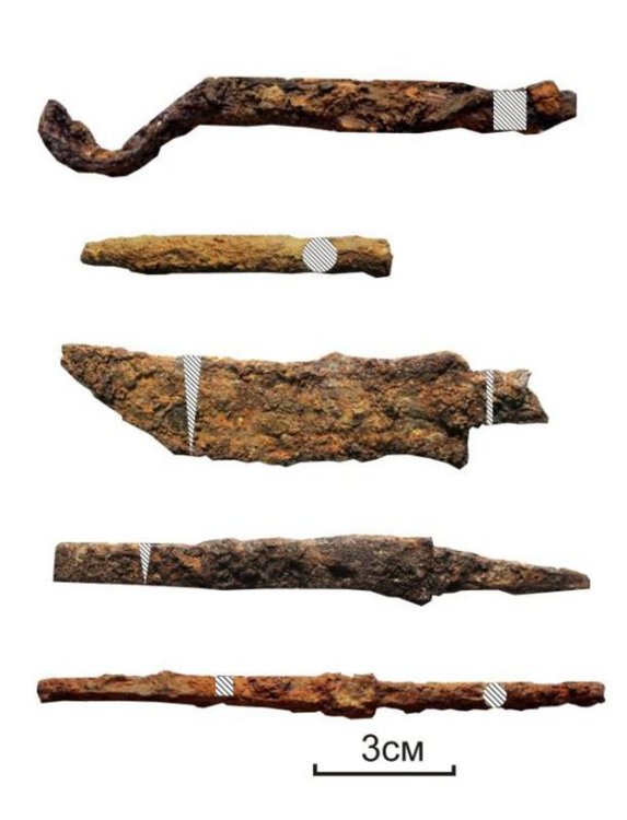 Бижутерийни инструменти и продукти от кехлибар, намерени в работилницата Сн.:Институт археологии РАН