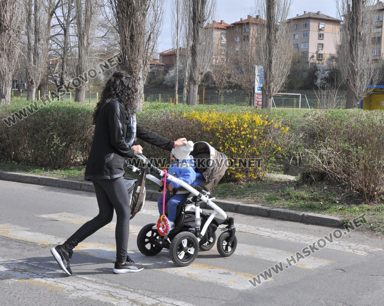 Хасковлия: Пешеходна пътека води в храстите. Започва обновяване на маркировката