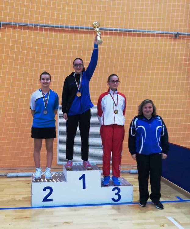 Цветелина от Ардино – държавен вицешампион по тенис на маса в „Млад олимпиец“ до 15 години