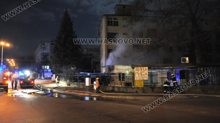 Ресторант и магазин за риба горяха тази нощ в Хасково