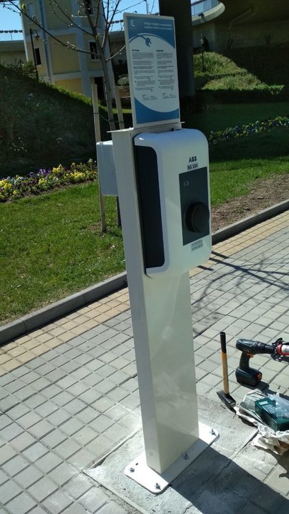 Две зарядни станции за електромобилите действат в Димитровград 