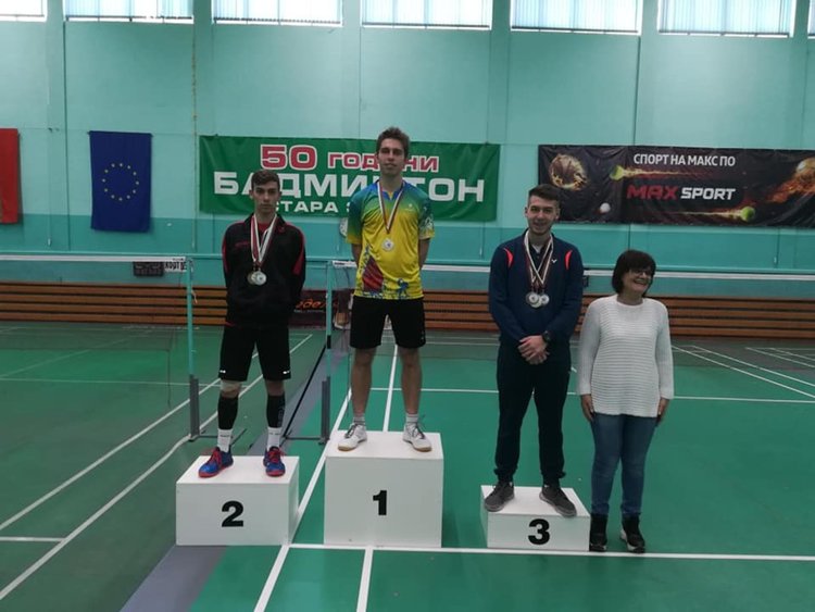 Шампионска двойка от Хасково на Държавното по бадминтон