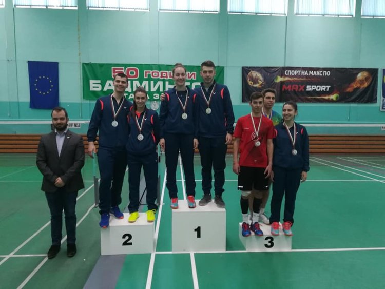Шампионска двойка от Хасково на Държавното по бадминтон