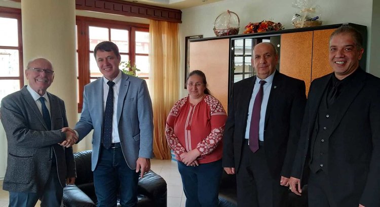 Кметът на Ардино Ресми Мурад на посещение в Димотика