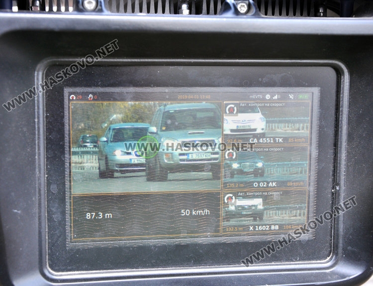 През 3 минути камерата на КАТ лови шофьори с превишена скорост в Хасковско