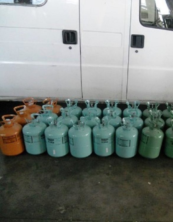  Сряха  1100 кг контрабанден фреон  на Капитан Андреево